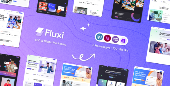 Fluxi SEO 数字营销机构 WordPress 主题