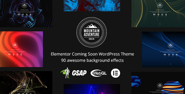 Mountain 即将上线单页 WordPress 主题
