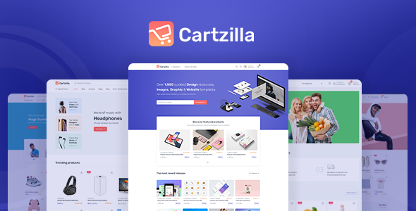 Cartzilla 数字市场 WordPress 主题