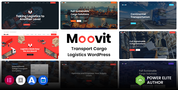 Moovit 物流运输 WordPress 主题