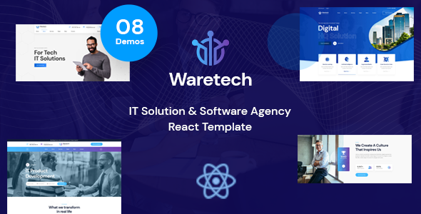 Waretech IT解决方案 React 模板