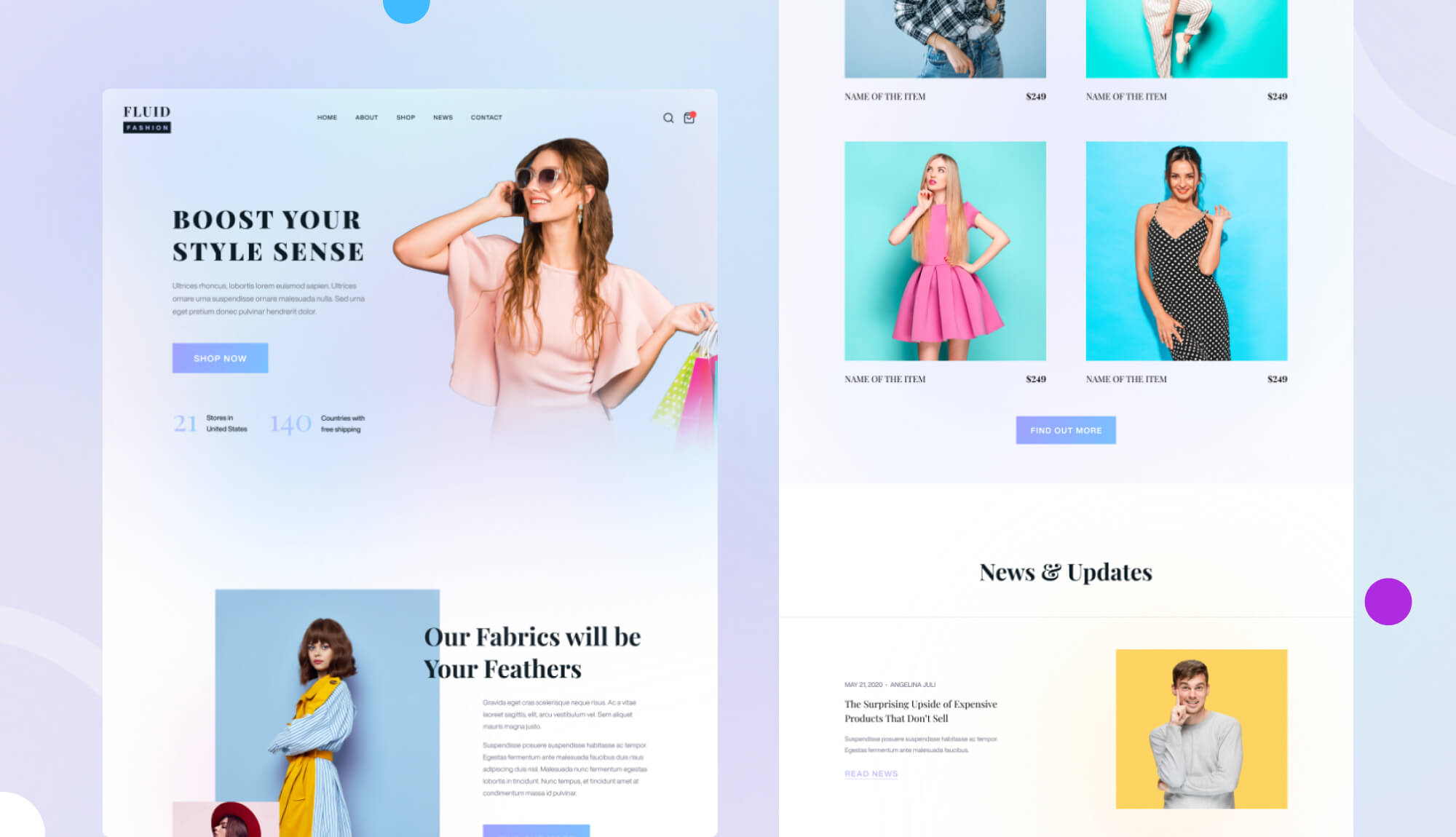 WooCommerce 服装店Elementor网站模板_一键导入快速建站