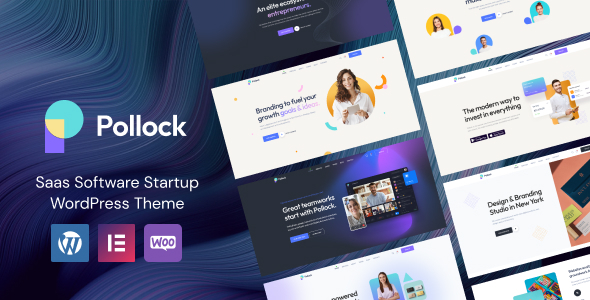 Pollock SaaS 软件初创公司 WordPress 主题