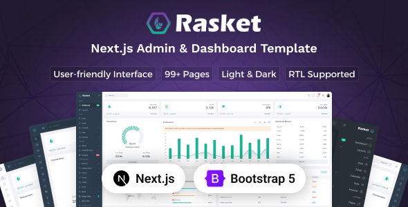Rasket 管理后台 Next.js 模板