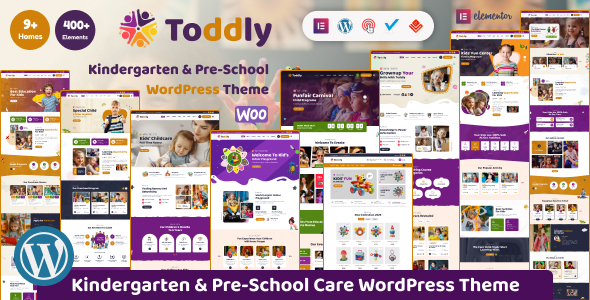 Toddly 幼儿托管网站 WordPress 主题