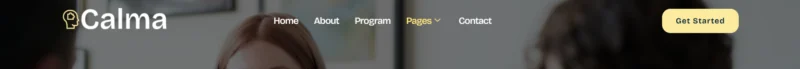 人生教练与咨询Elementor网站模板_一键导入快速建站插图6-WP资源海 服务/咨询 Elementor 模板页眉预览