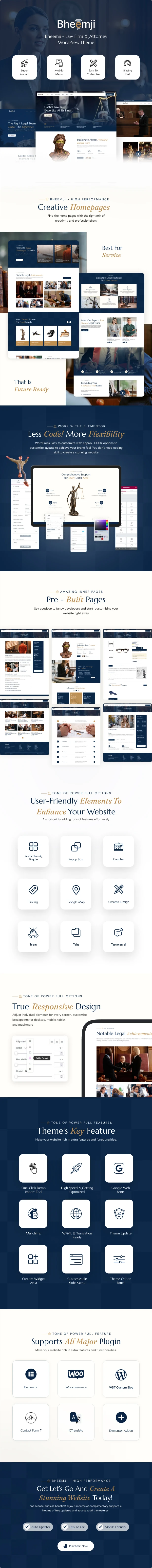 Bheemji 法律咨询 WordPress 主题插图-WP资源海 Bheemji - Law WordPress Theme - 1