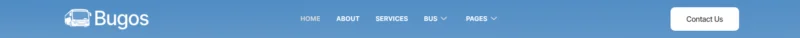 交通工具 Elementor 模板页眉预览