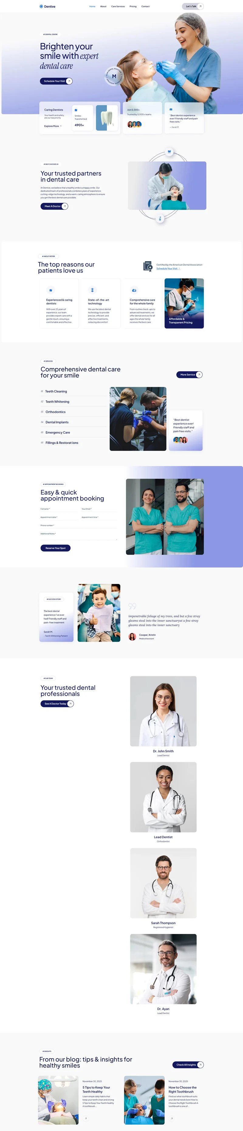 健康/医药 Elementor 模板首页预览