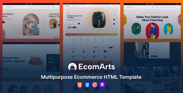 EcomArts 多用途电商 HTML5 模板