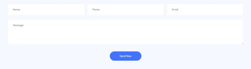 AI Elementor 模板联系表单预览