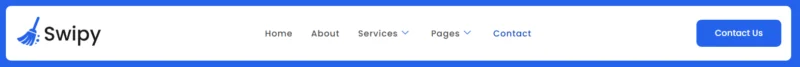 保洁 Elementor 模板页眉预览