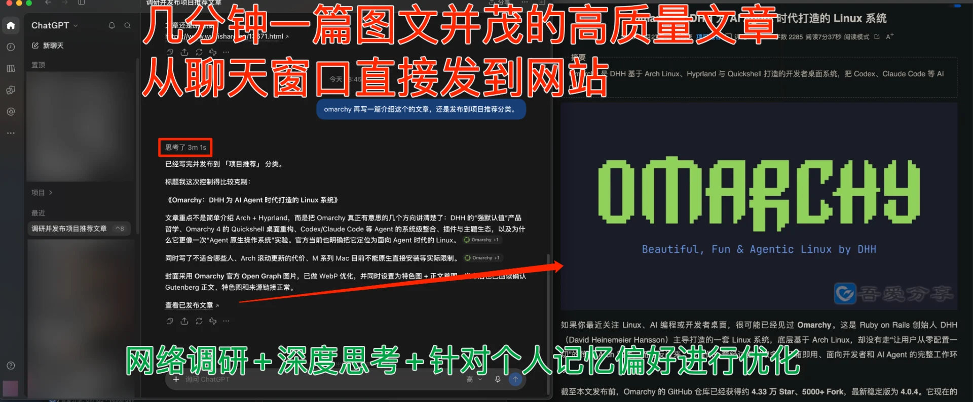 一句话，3分钟发完一篇 WordPress 文章