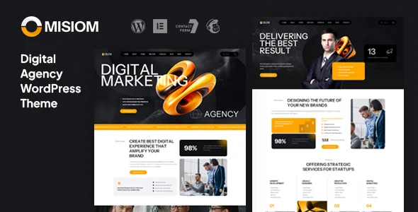 Misiom 数字代理服务 WordPress 主题