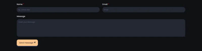 交通工具 Elementor 模板联系表单预览