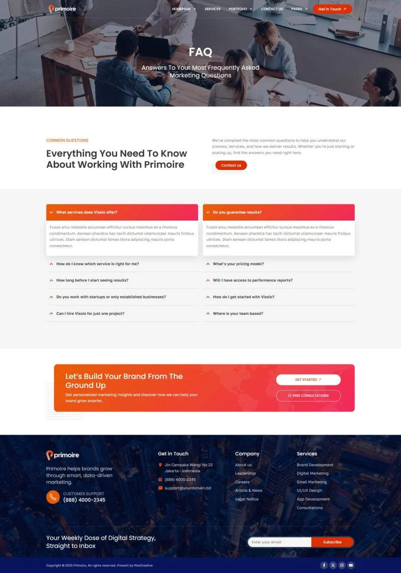 商业顾问服务Elementor网站模板_一键导入快速建站插图1-WP资源海 服务/咨询 Elementor 模板常见问题预览