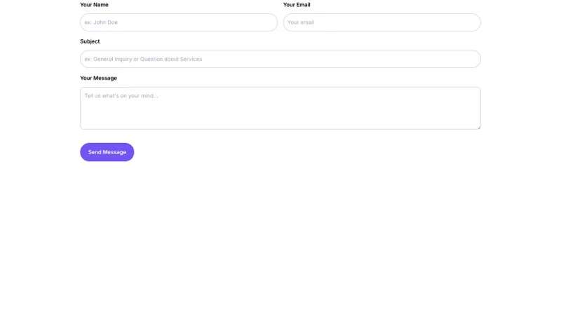 SaaS 科技创业公司Elementor网站模板_一键导入快速建站插图7-WP资源海 软件/开发 Elementor 模板联系表单预览