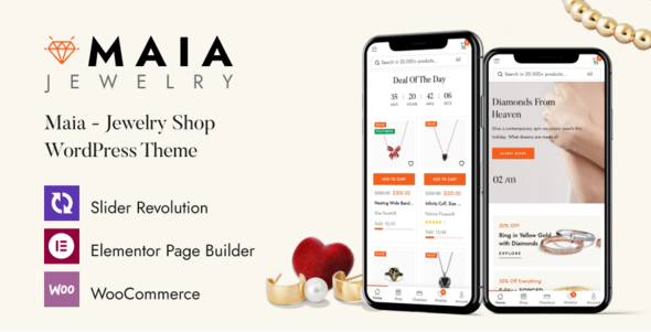 Maia 珠宝商店 WordPress 主题