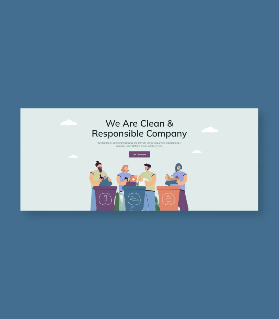 CleanSwipe Hero Section For Gutenberg