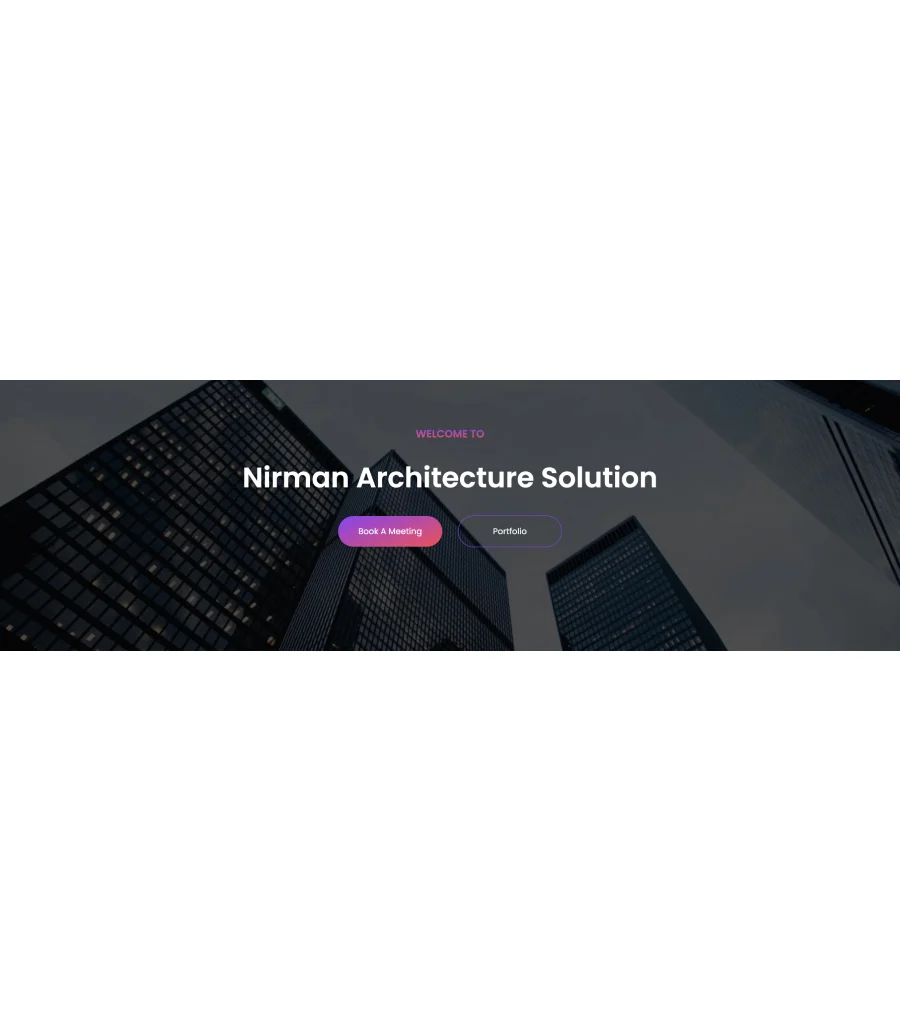 Nirman Hero Section For Gutenberg