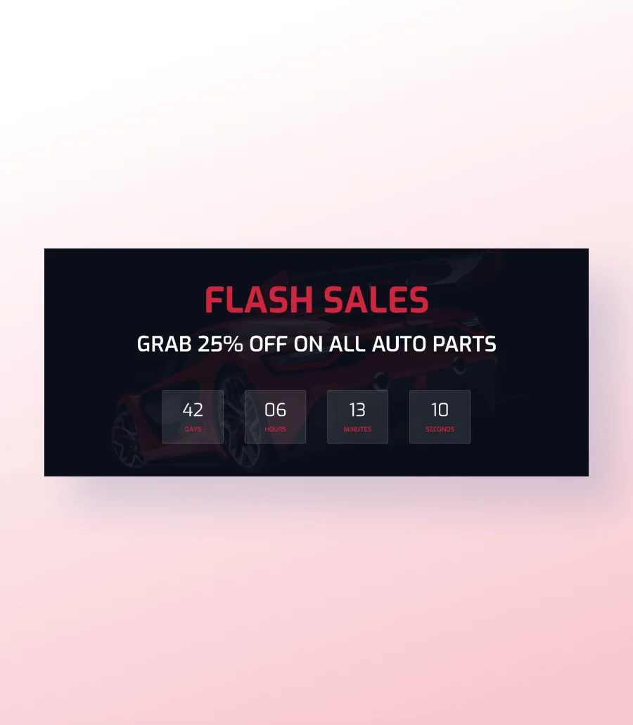 Speed Repair CountDown Section For Gutenberg