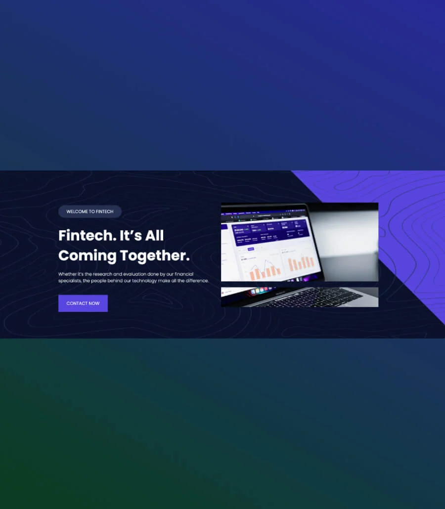 金融科技初创Gutenberg网站模板_一键导入快速建站插图5-WP资源海 Penny Grow Hero Section For Gutenberg
