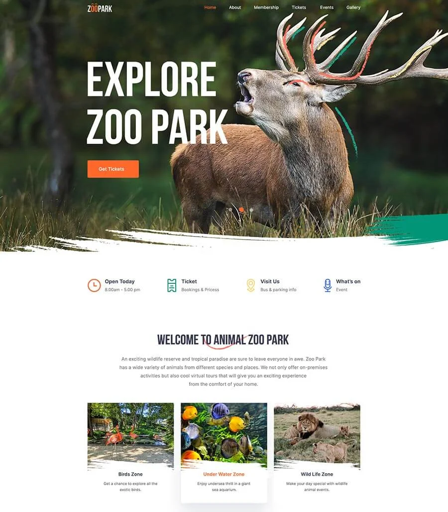 Zoo Park Home Page