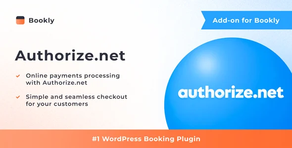 Bookly Authorize.Net (Add-on) 预约系统信用卡支付 WordPress 插件插图-WP资源海 Bookly Authorize.Net (Add-on) - CodeCanyon Item for Sale