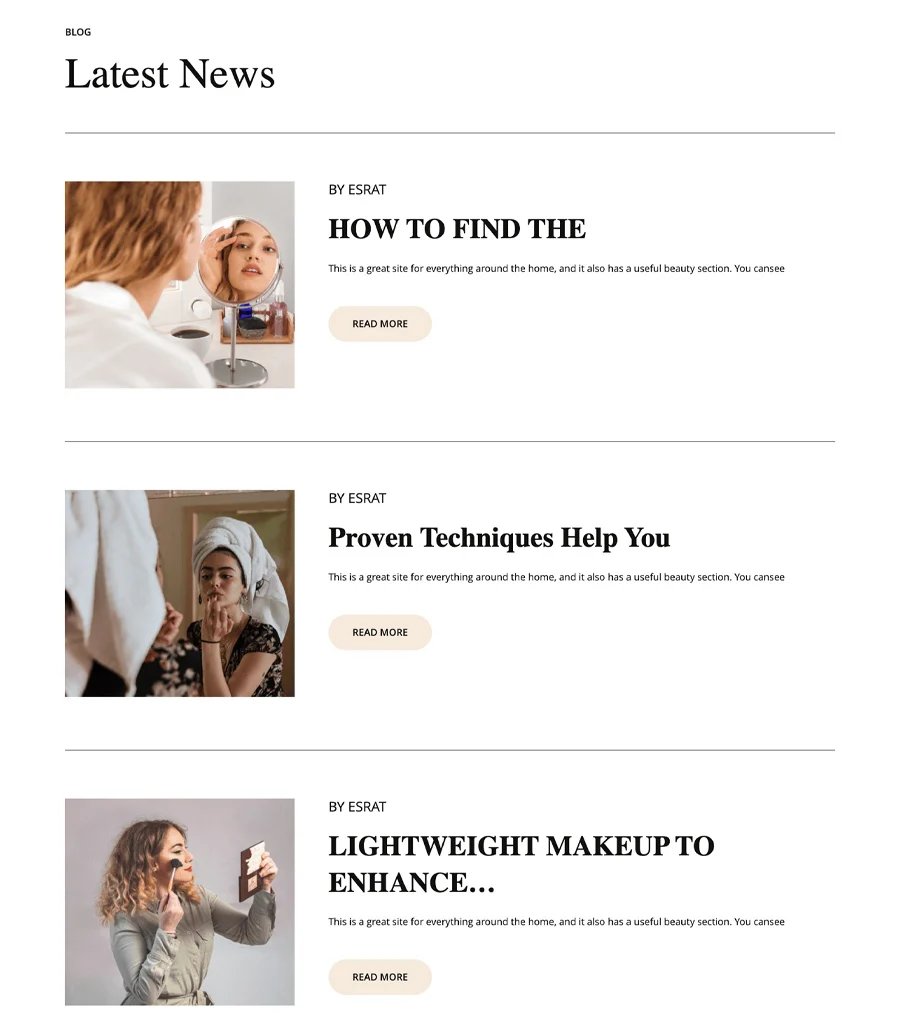 Costic Latest News Section For Gutenberg