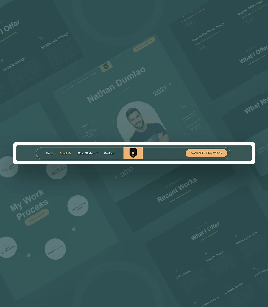 个人简历Elementor网站模板_一键导入快速建站插图6-WP资源海 SleekResume Header