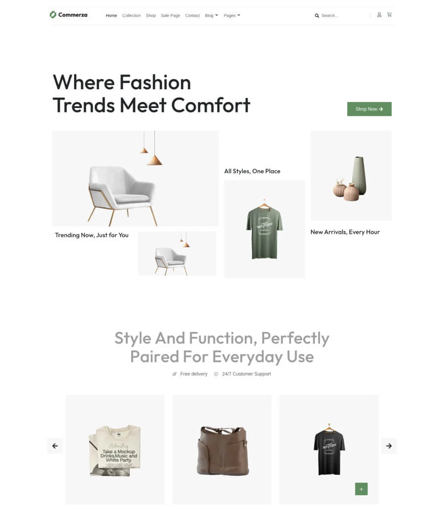 Commerza Home Page
