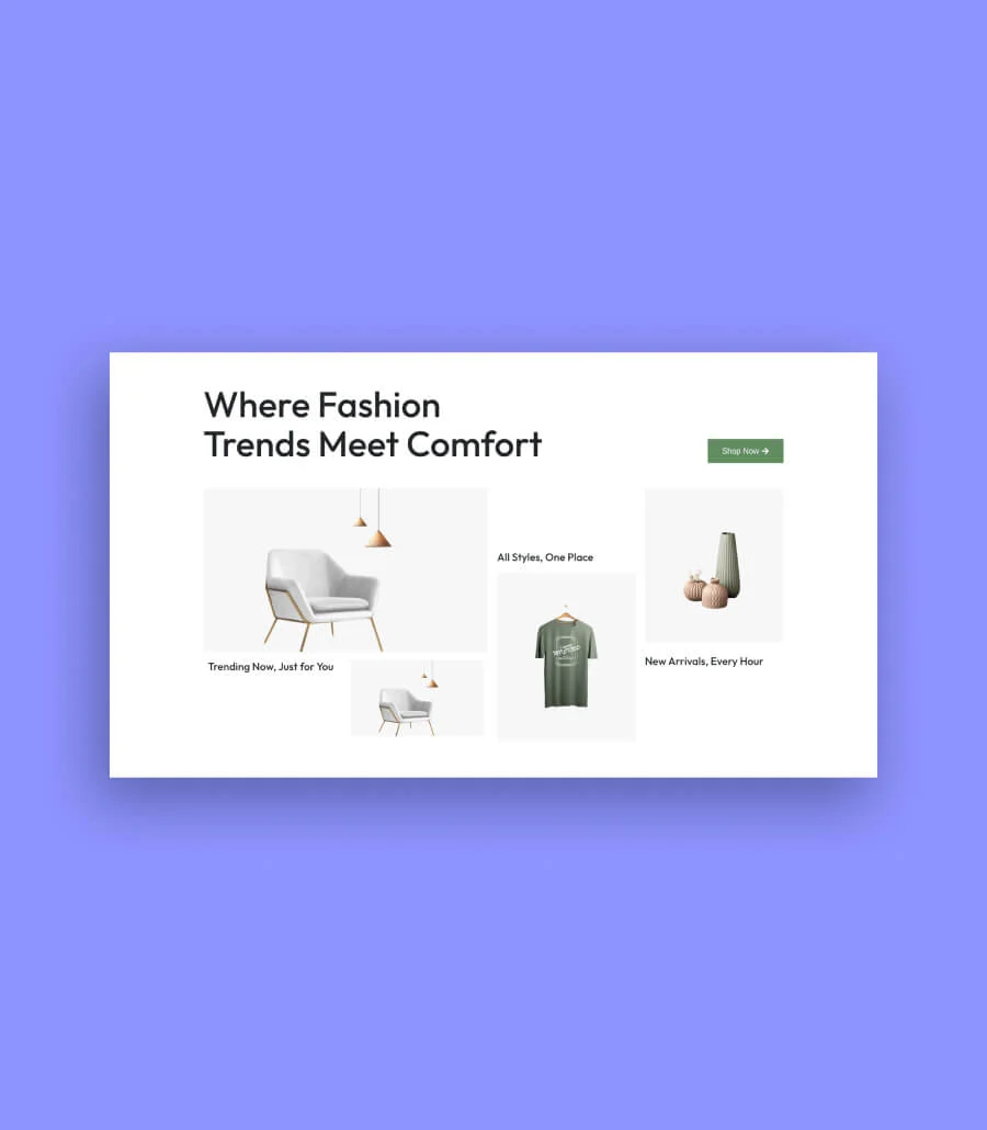 Commerza Hero Section