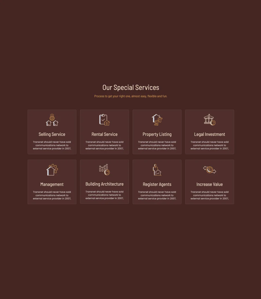 房地产Gutenberg网站模板_一键导入快速建站插图8-WP资源海 TemplatelyBuilders Services Section For Gutenberg