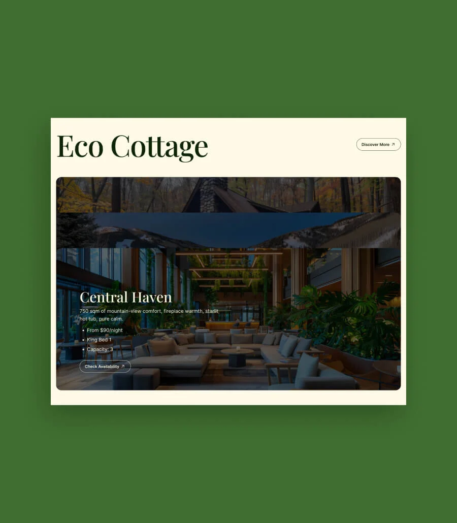 生态度假Elementor网站模板_一键导入快速建站插图8-WP资源海 Naturexplo Stacked Card Section