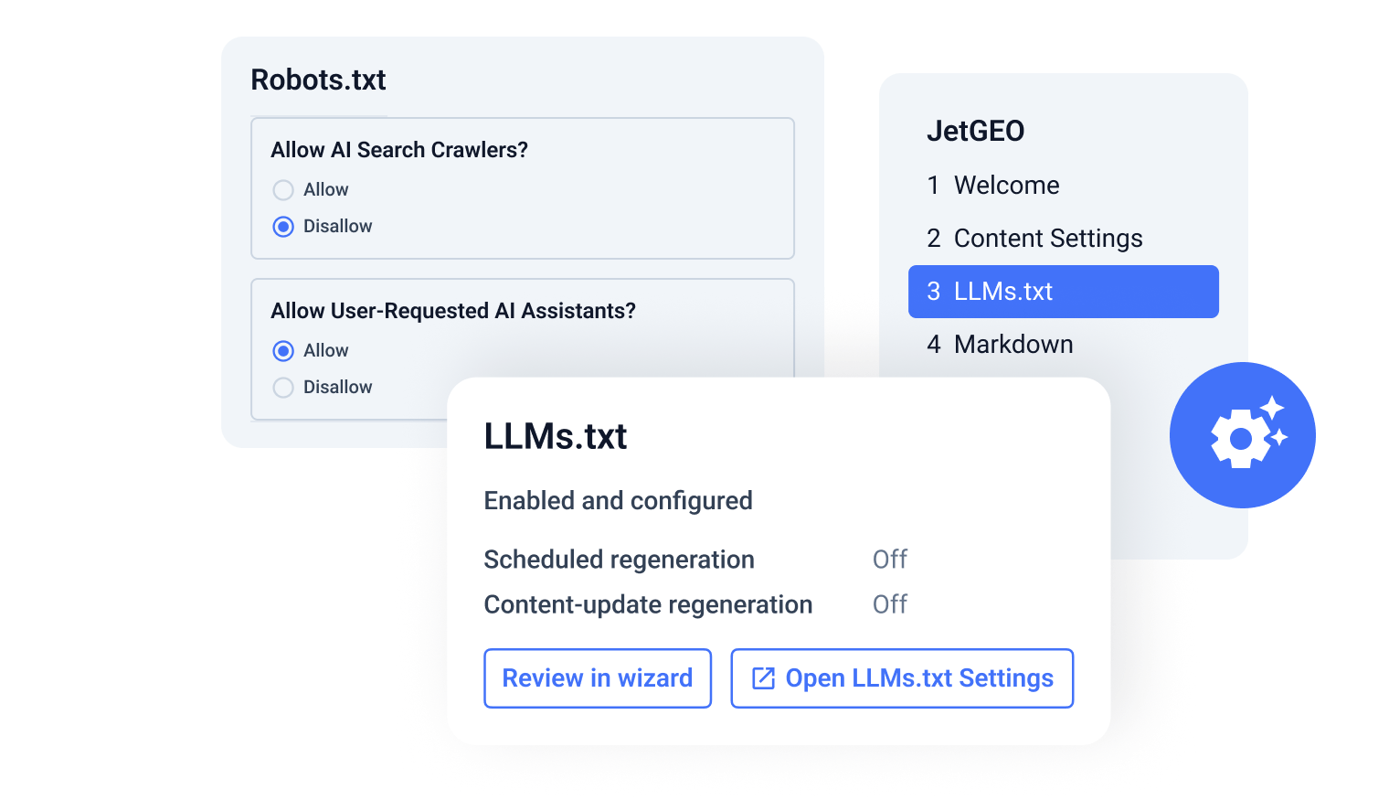 JetGEO AI 搜索优化 WordPress 插件插图5-WP资源海 wordpress-private-message-plugin-contexts