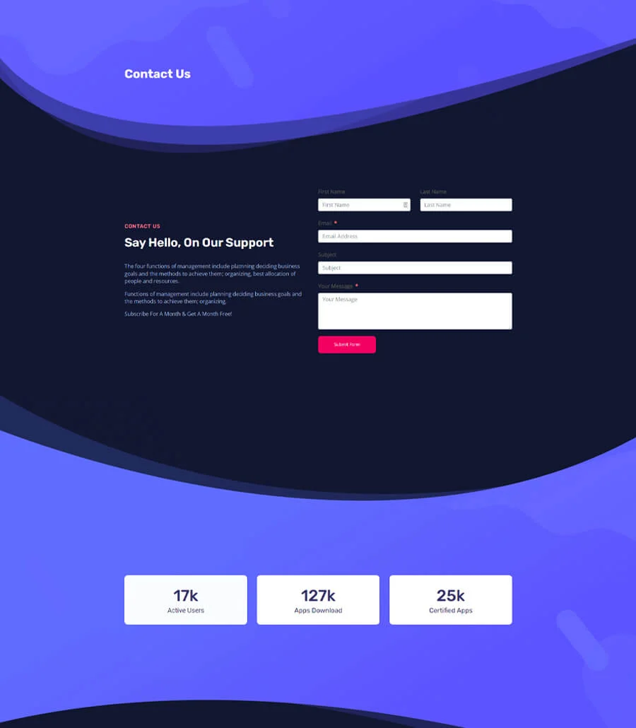 AppMentor Contact Page