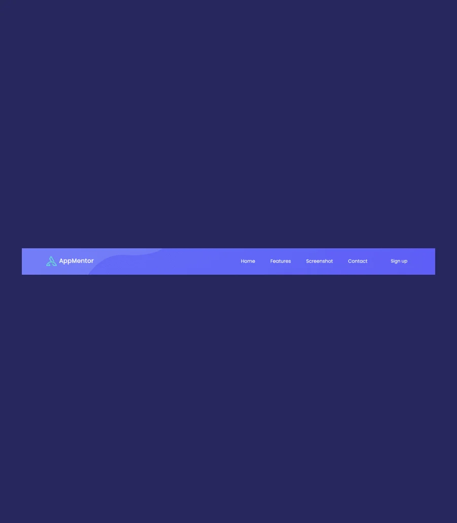 AppMentor Header Section For Gutenberg
