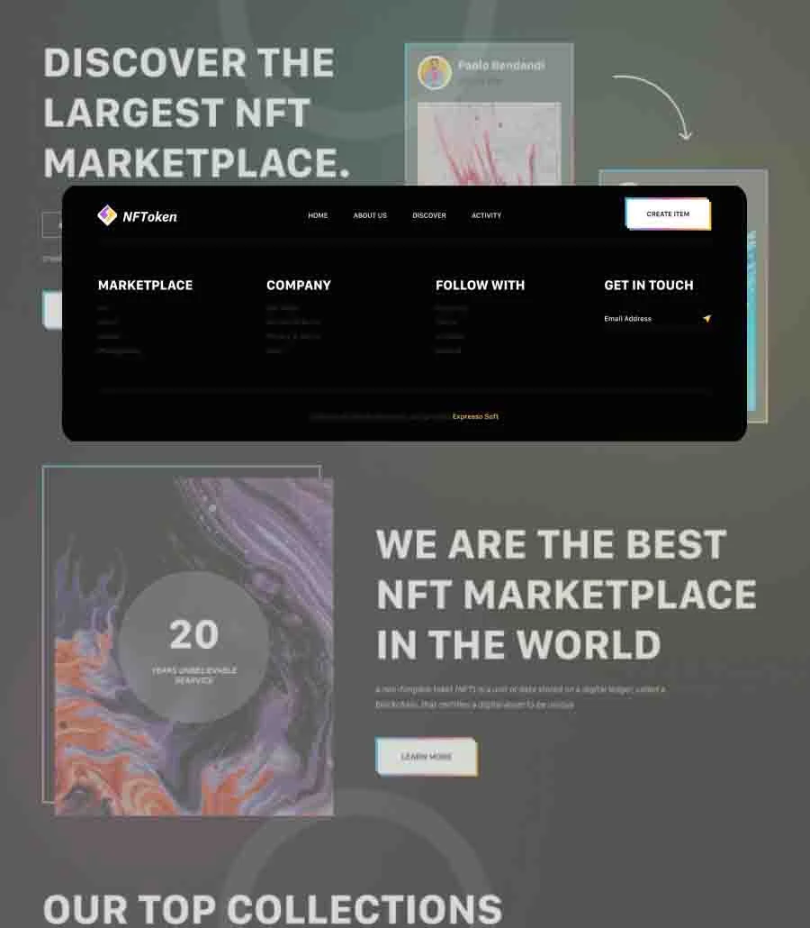 NFToken Footer