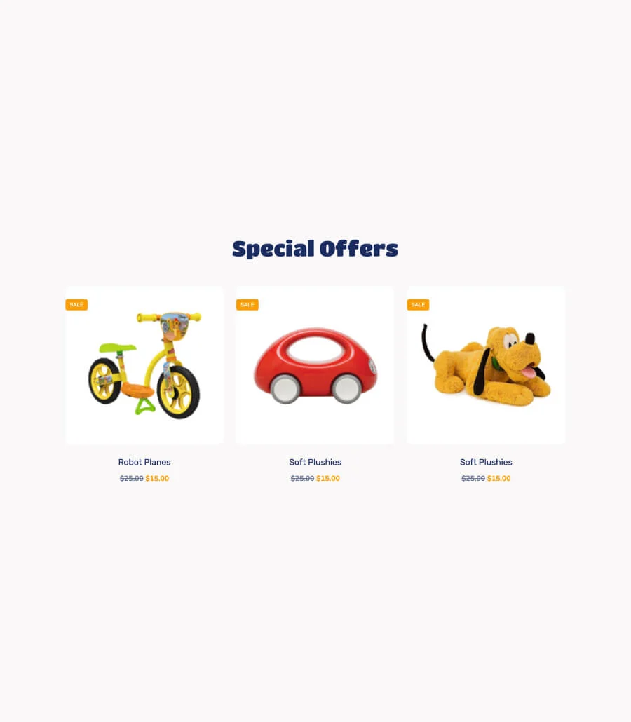 Fun Zone Offer Product Section For Gutenberg