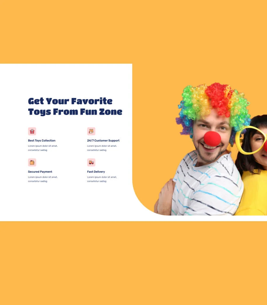 Fun Zone About Section For Gutenberg