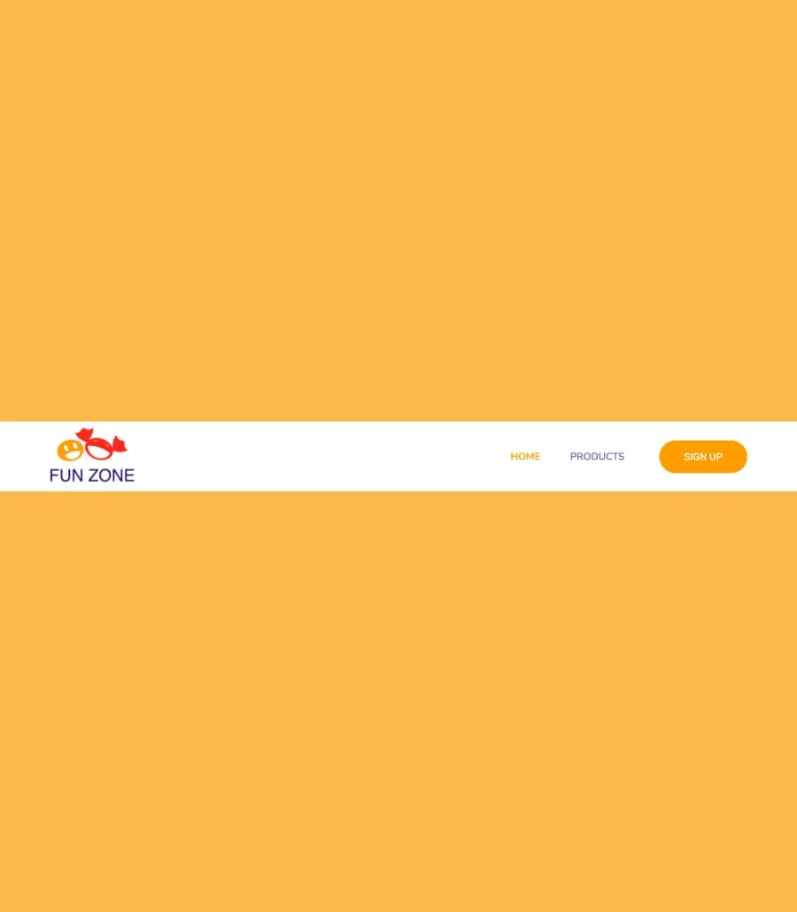 Fun Zone Header Section For Gutenberg