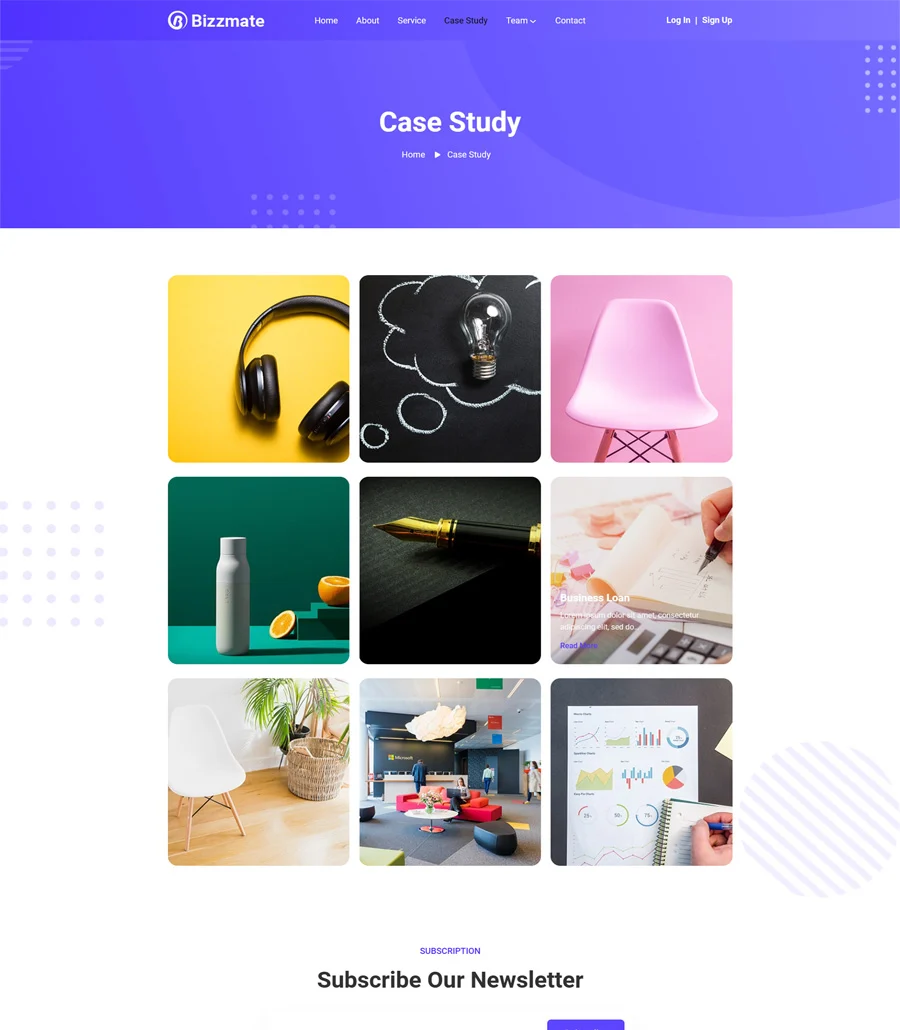 Bizzmate Case Study Page For Gutenberg
