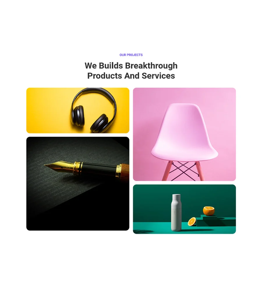 Bizzmate Projects Section For Gutenberg