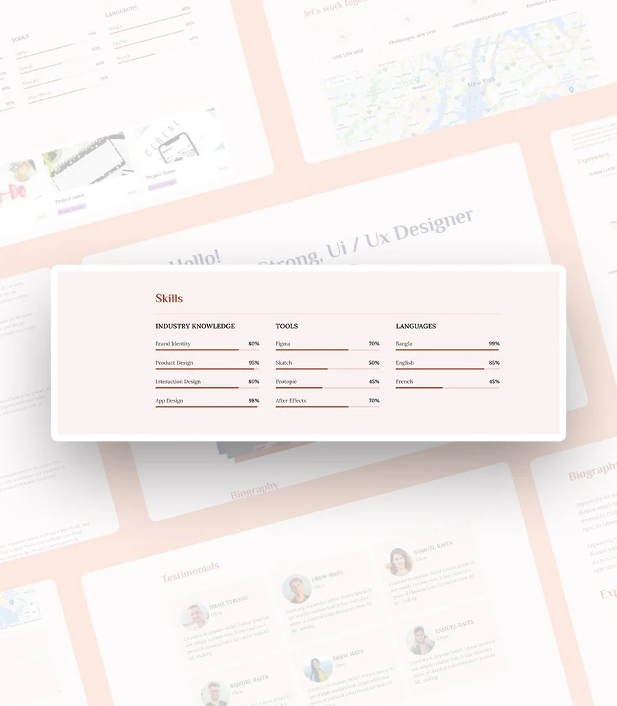 CV Yoda Skills Section For Gutenberg