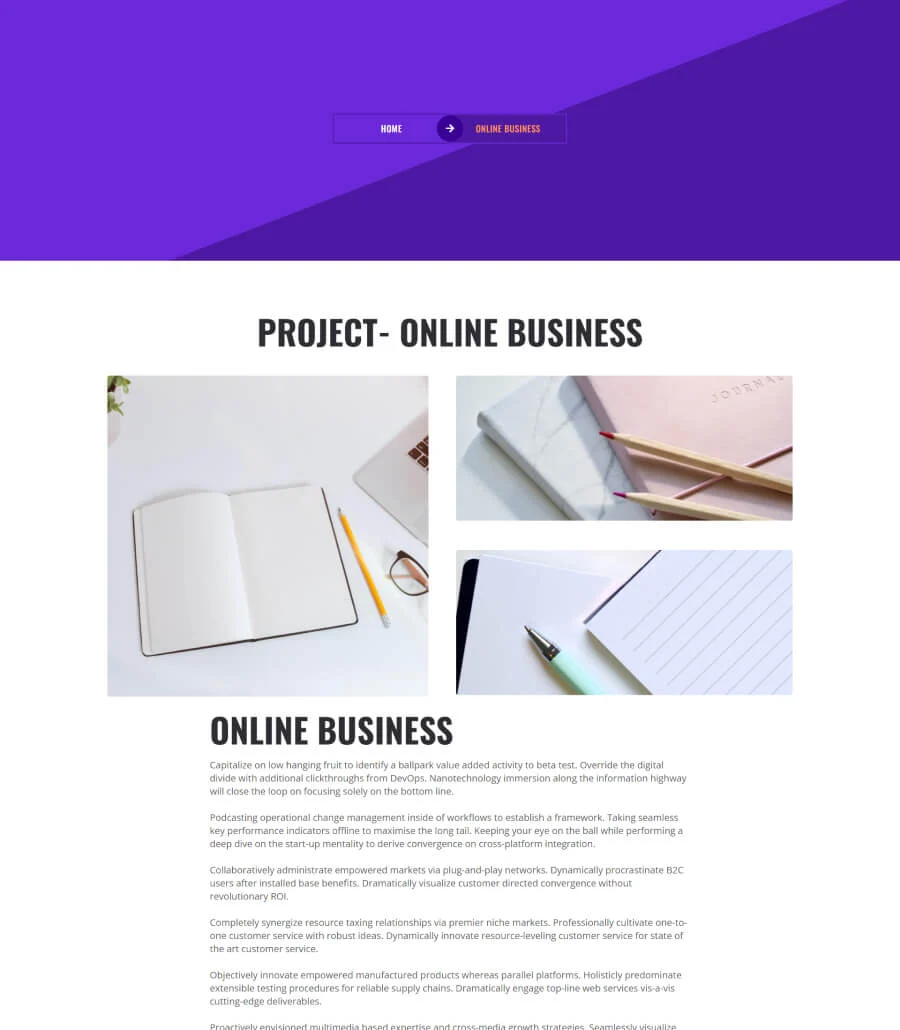 商业咨询Gutenberg网站模板_一键导入快速建站插图4-WP资源海 Smith Consulting Project Details Page For Gutenberg