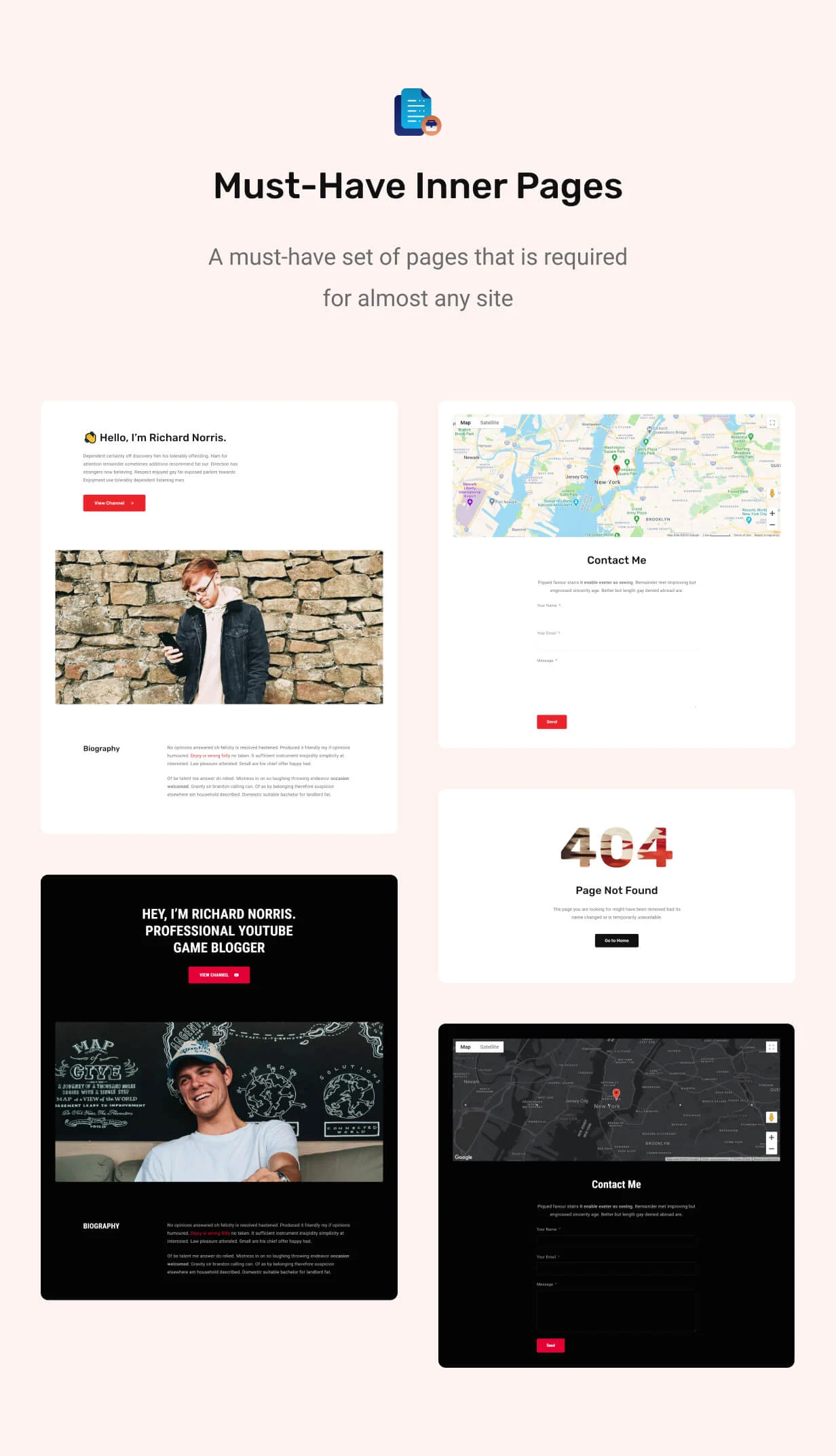 Redlens 视频博主与游戏主播专用 WordPress 主题插图1-WP资源海 Redlens - Video WordPress Theme