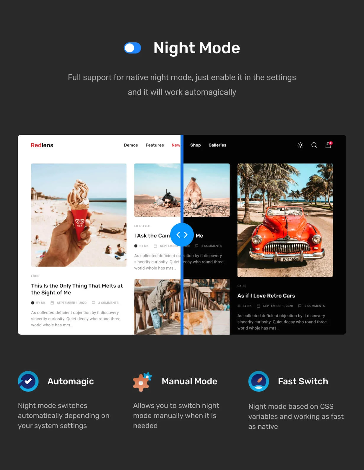 Redlens 视频博主与游戏主播专用 WordPress 主题插图4-WP资源海 Redlens - Video WordPress Theme