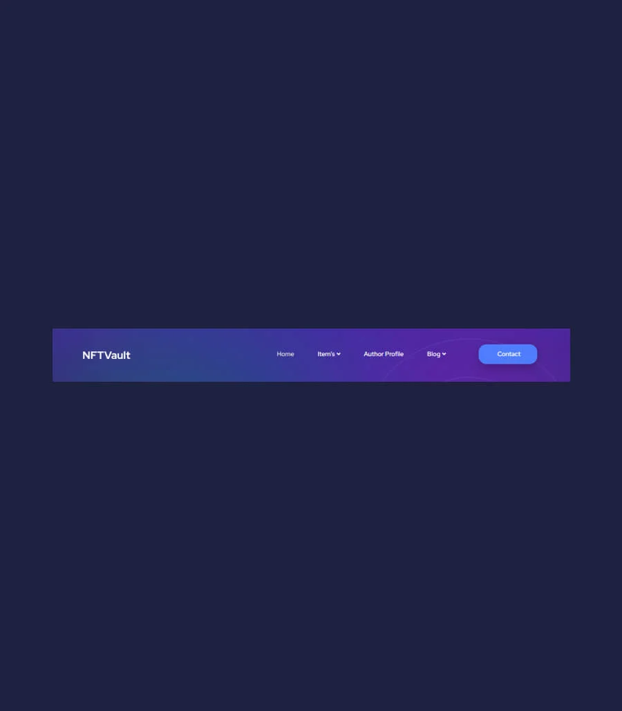 NFTVault Header