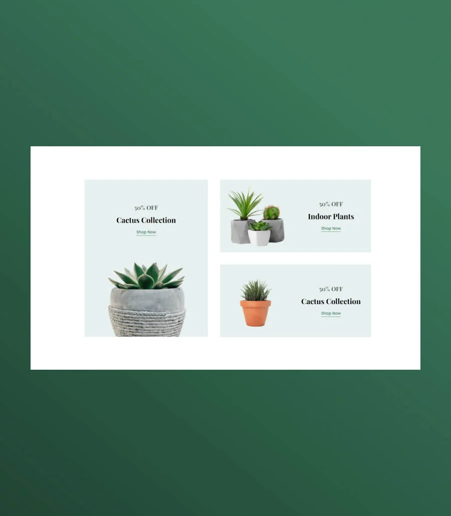 植物商店Gutenberg网站模板_一键导入快速建站插图10-WP资源海 Greenzone Collection Section For Gutenberg