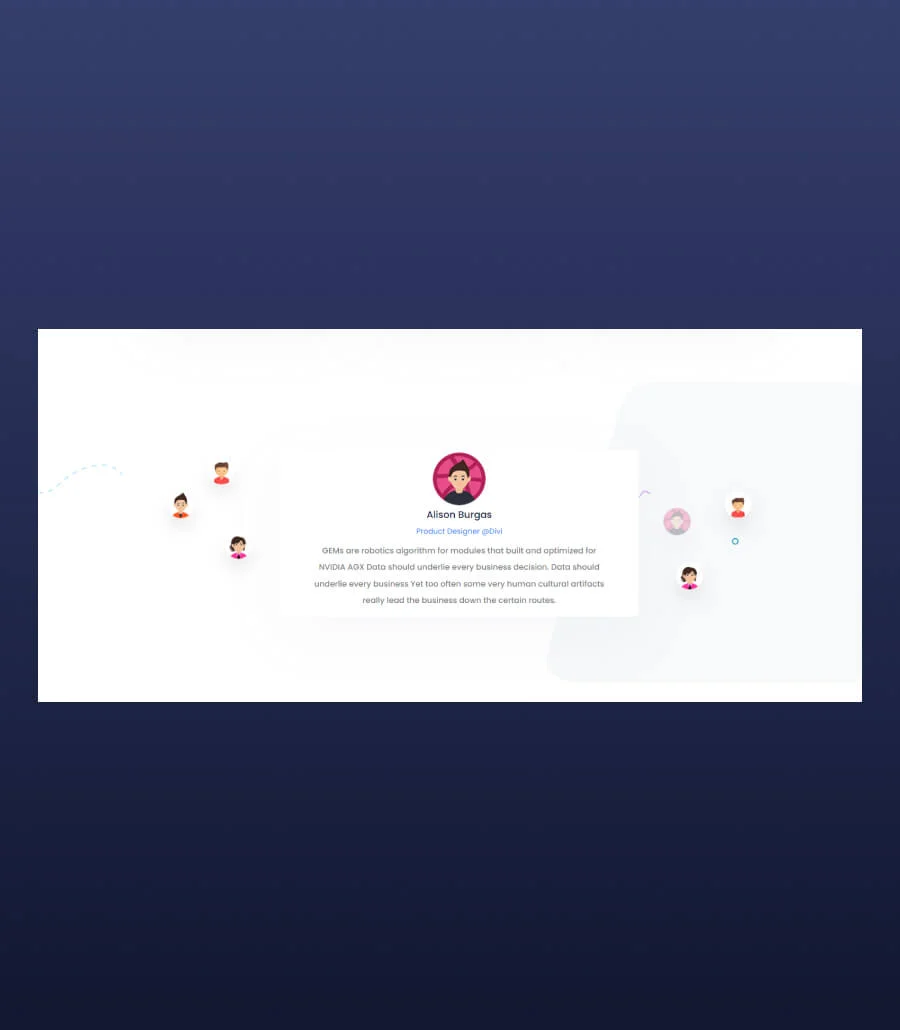 SaaS平台Gutenberg网站模板_一键导入快速建站插图8-WP资源海 SaasPeak Testimonial Section For Gutenberg